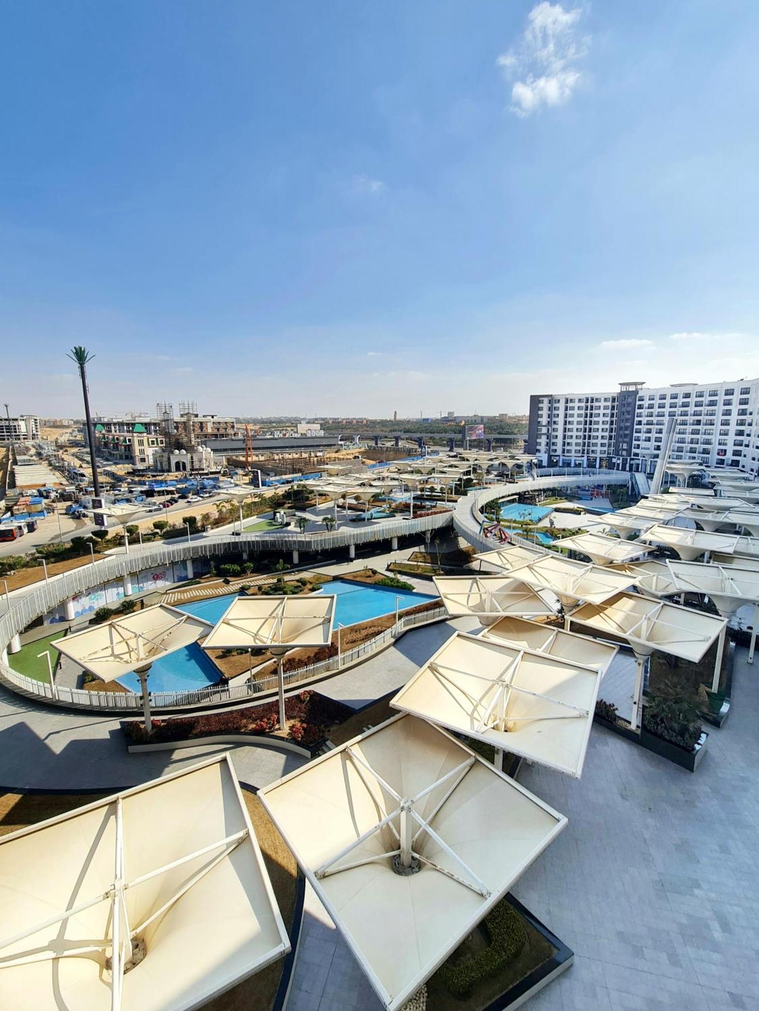 Axxodia- Duplex Porto New Cairoアパートホテル エクステリア 写真
